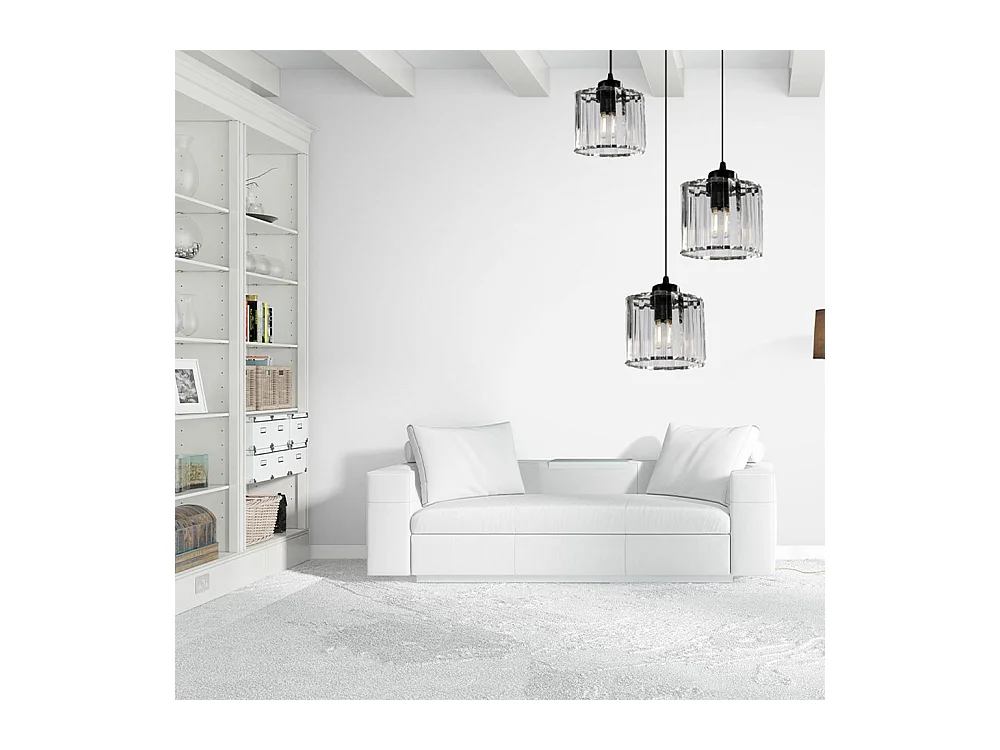 Lampe Suspendue Toolight App513-3Cpr Black