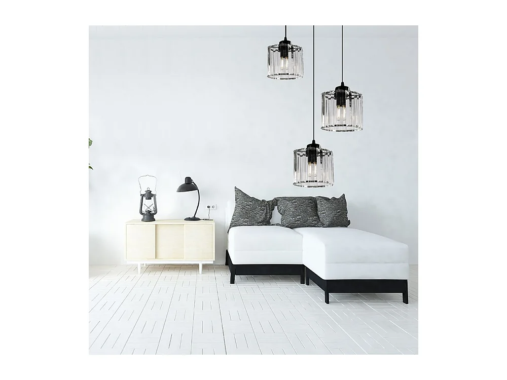 Lampe Suspendue Toolight App513-3Cpr Black