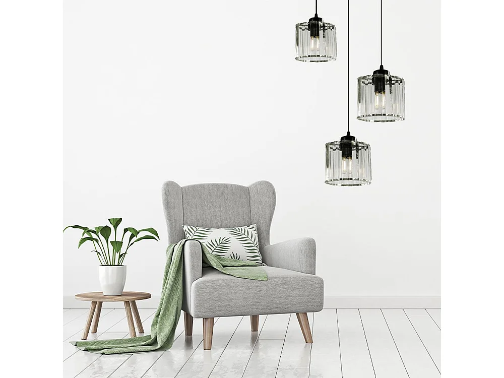 Lampe Suspendue Toolight App513-3Cpr Black