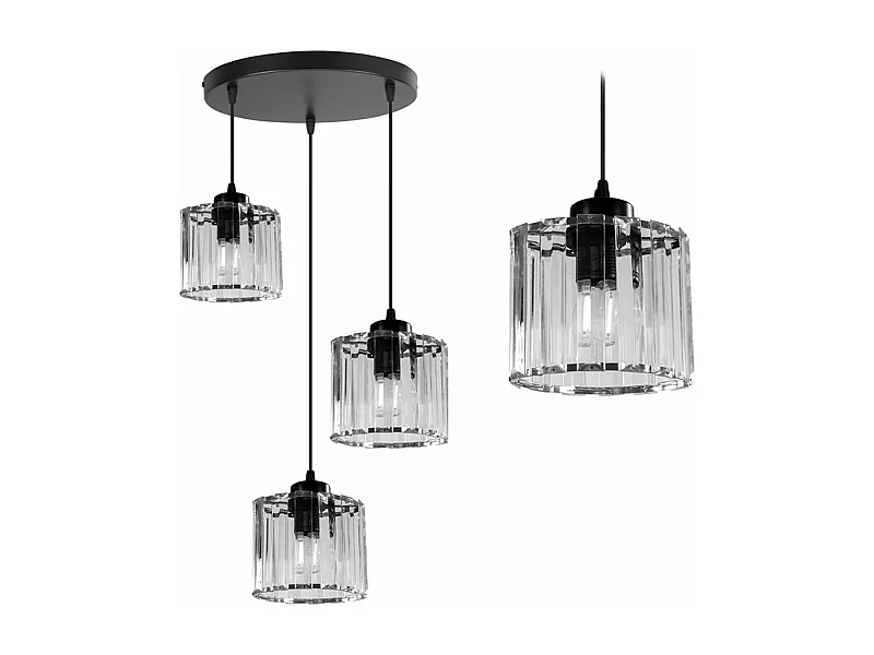 Lampe Suspendue Toolight App513-3Cpr Black