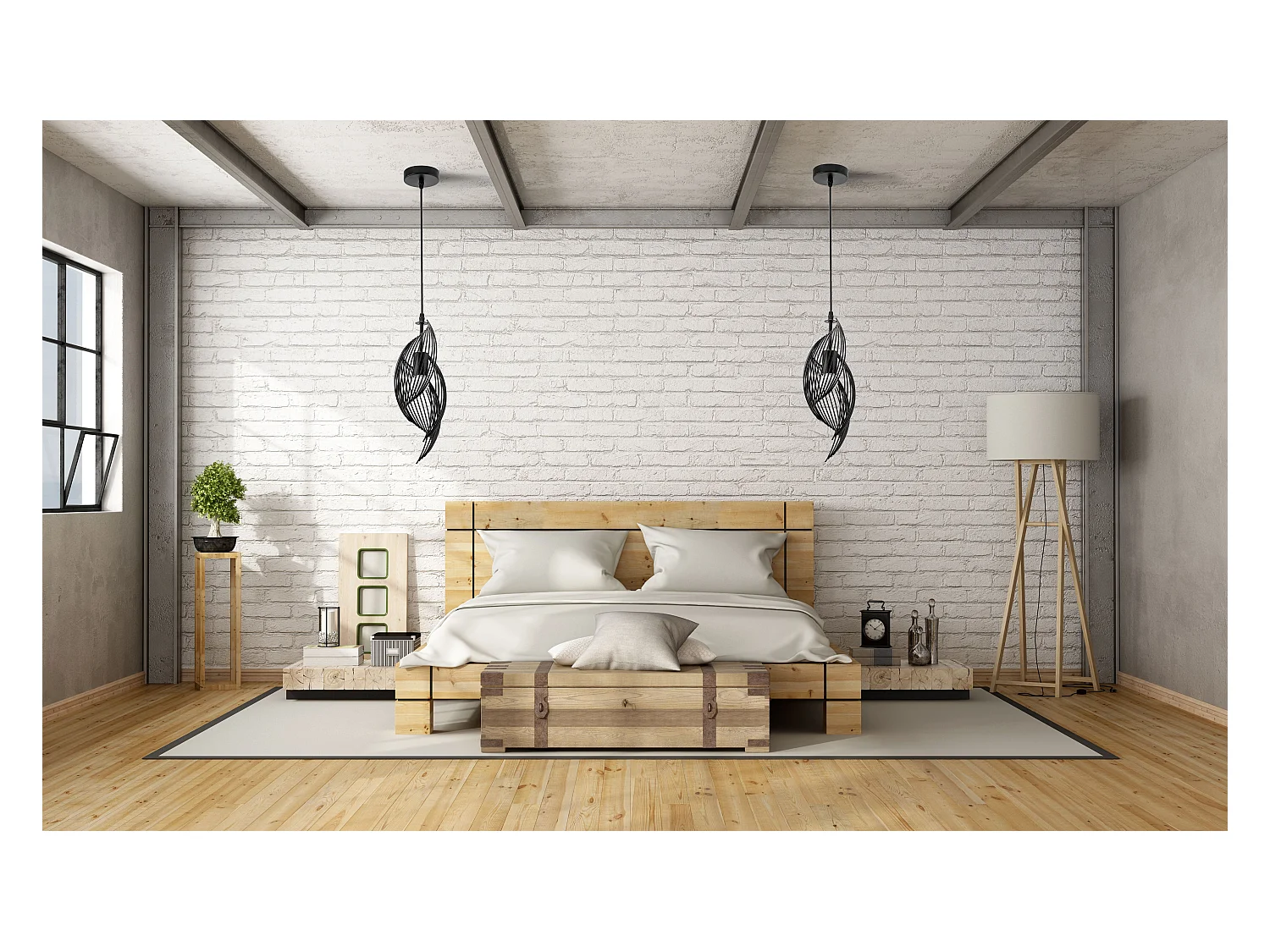 Lampe Suspendue Toolight App977-1Cp Black