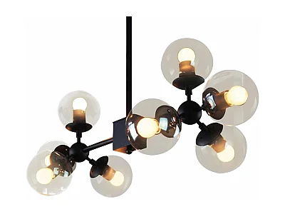 Lampe Suspendue Toolight App269-8C Black