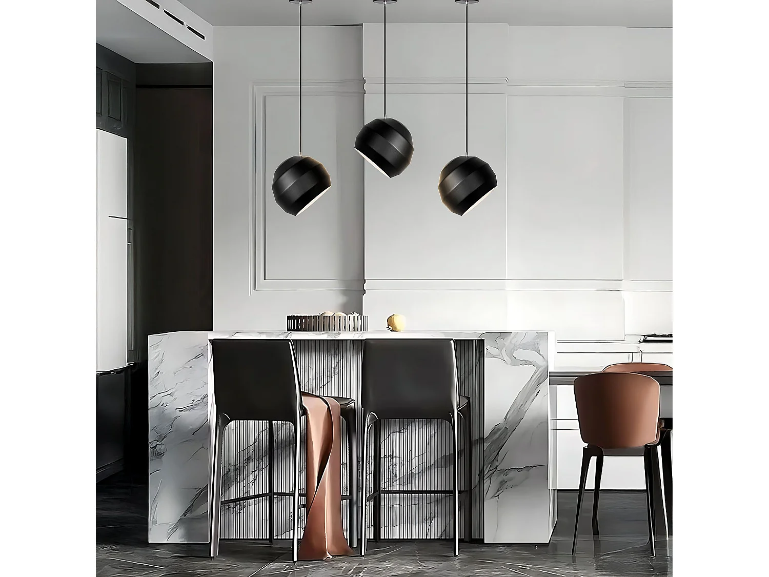 Lampe Suspendue Toolight App381-1Cp Black