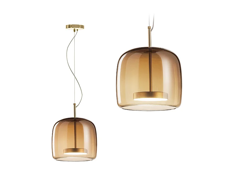 Hanglamp Toolight App613-1Cp Amber Brown