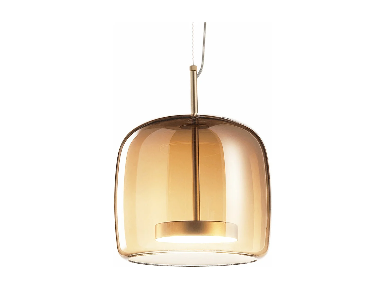 Hängelampe Toolight App613-1Cp Amber Brown