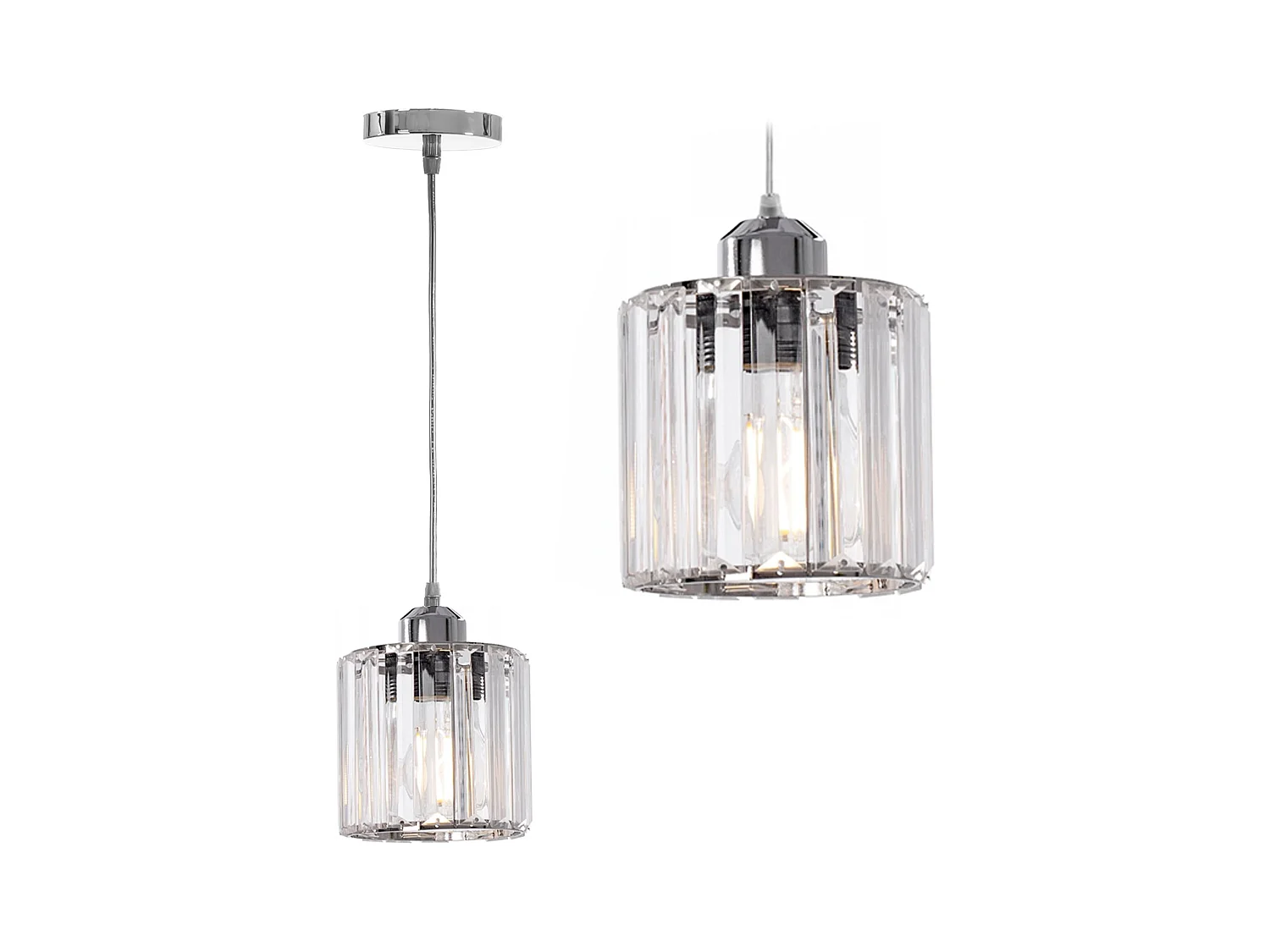 Lampe Suspendue Toolight App508-1Cp Chrome