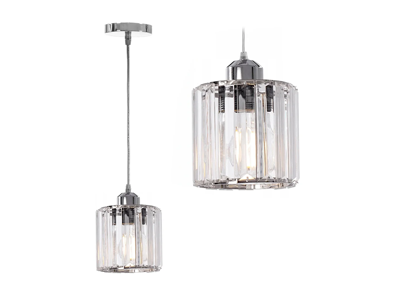 Lampe Suspendue Toolight App508-1Cp Chrome