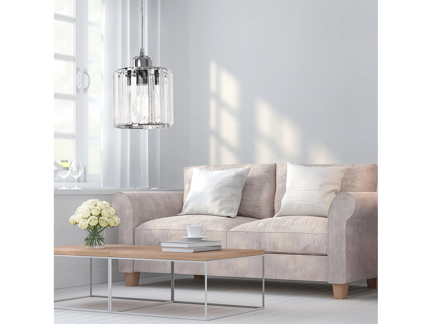 Lampe Suspendue Toolight App508-1Cp Chrome