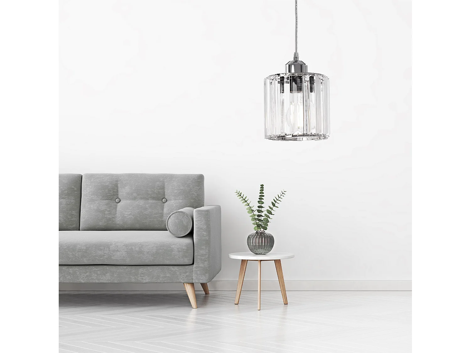 Lampe Suspendue Toolight App508-1Cp Chrome