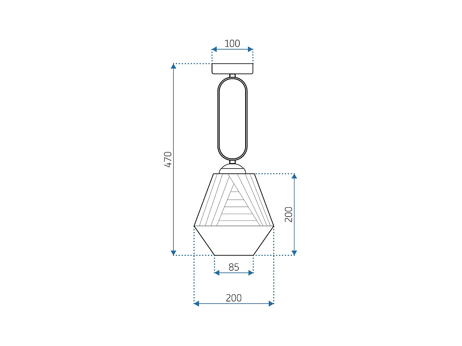 Lampada Toolight App1025-1Cp Gold