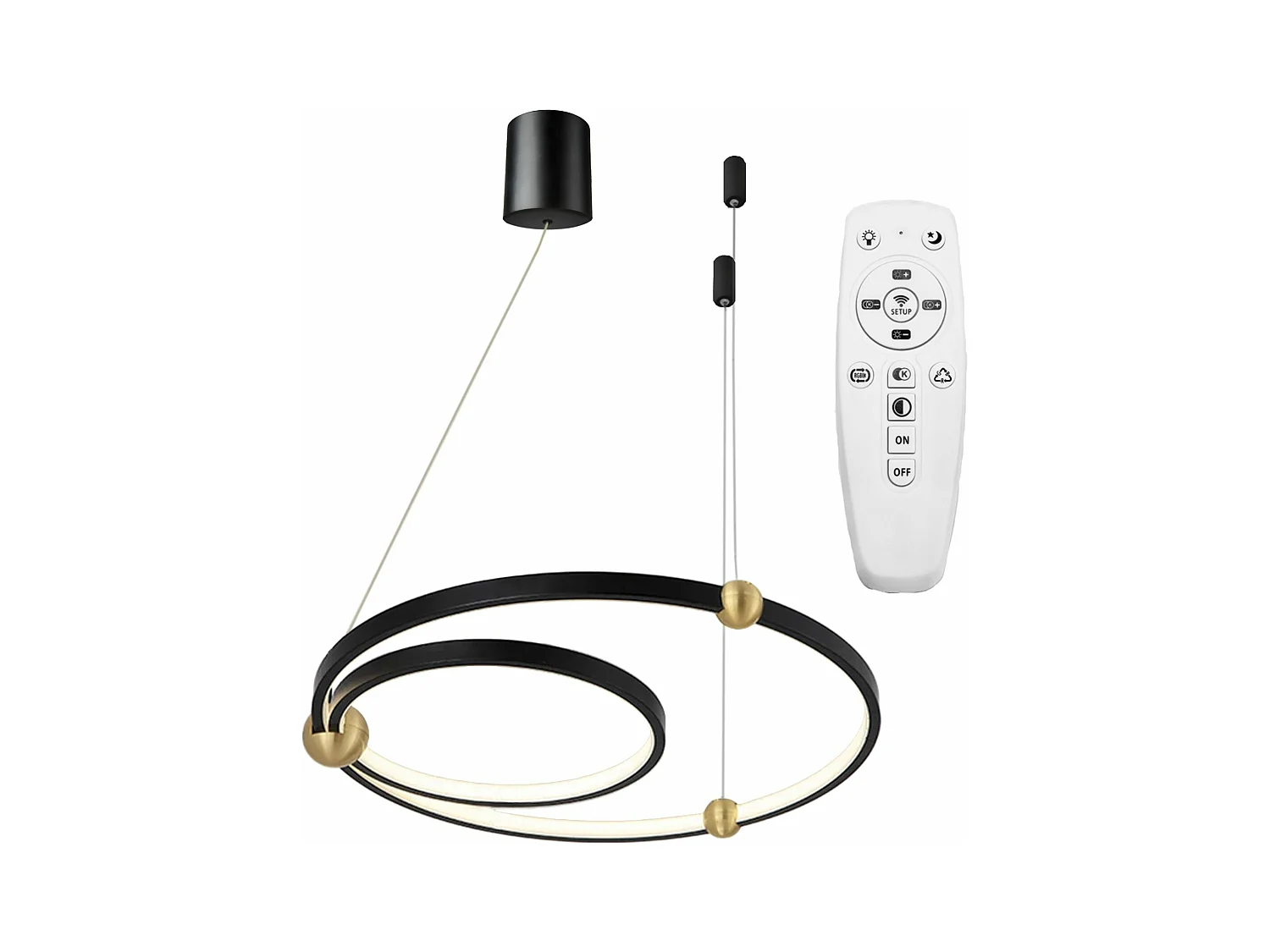Lampe Suspendue Toolight App692-30-50 Black
