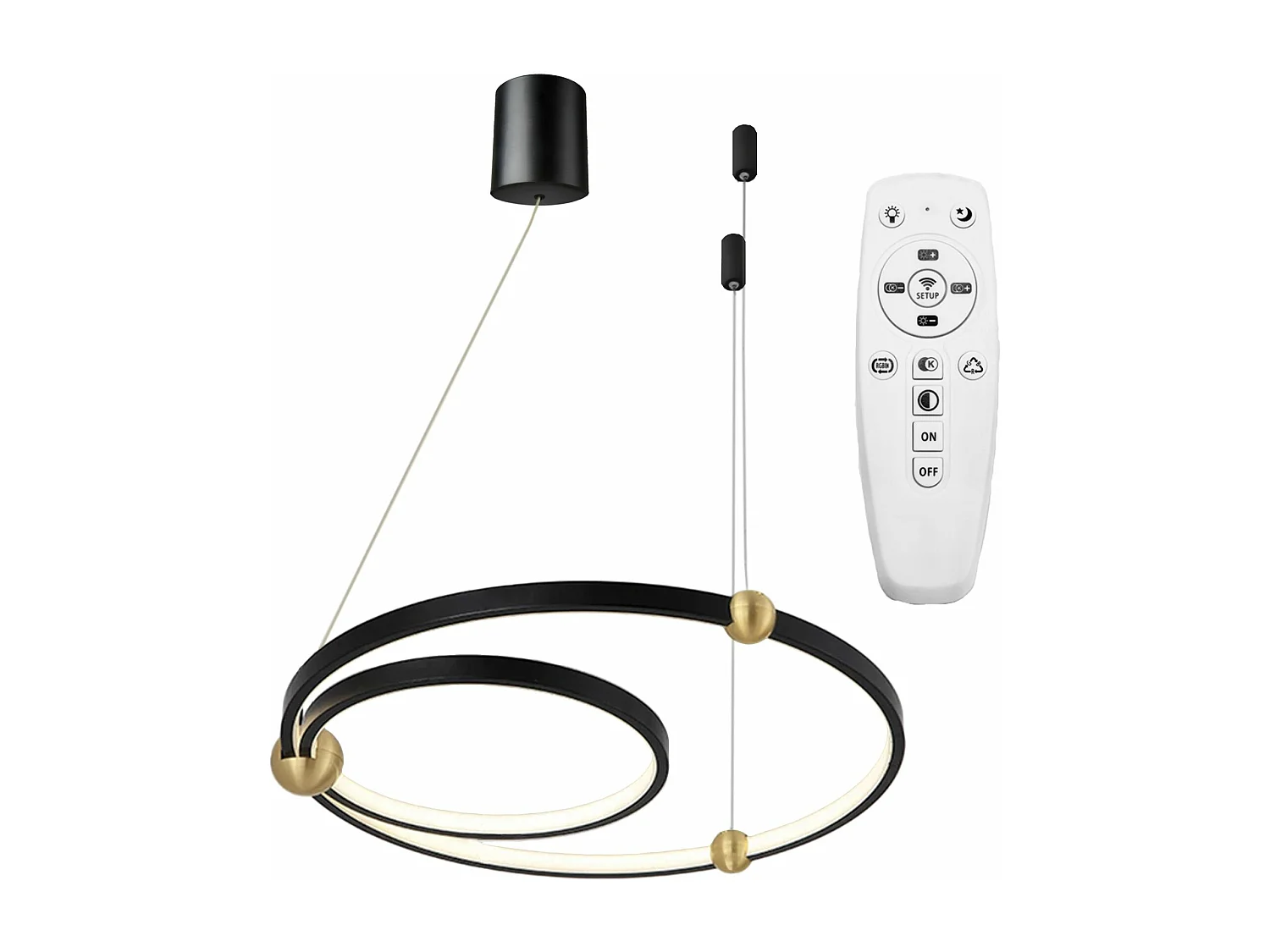 Lampe Suspendue Toolight App692-30-50 Black