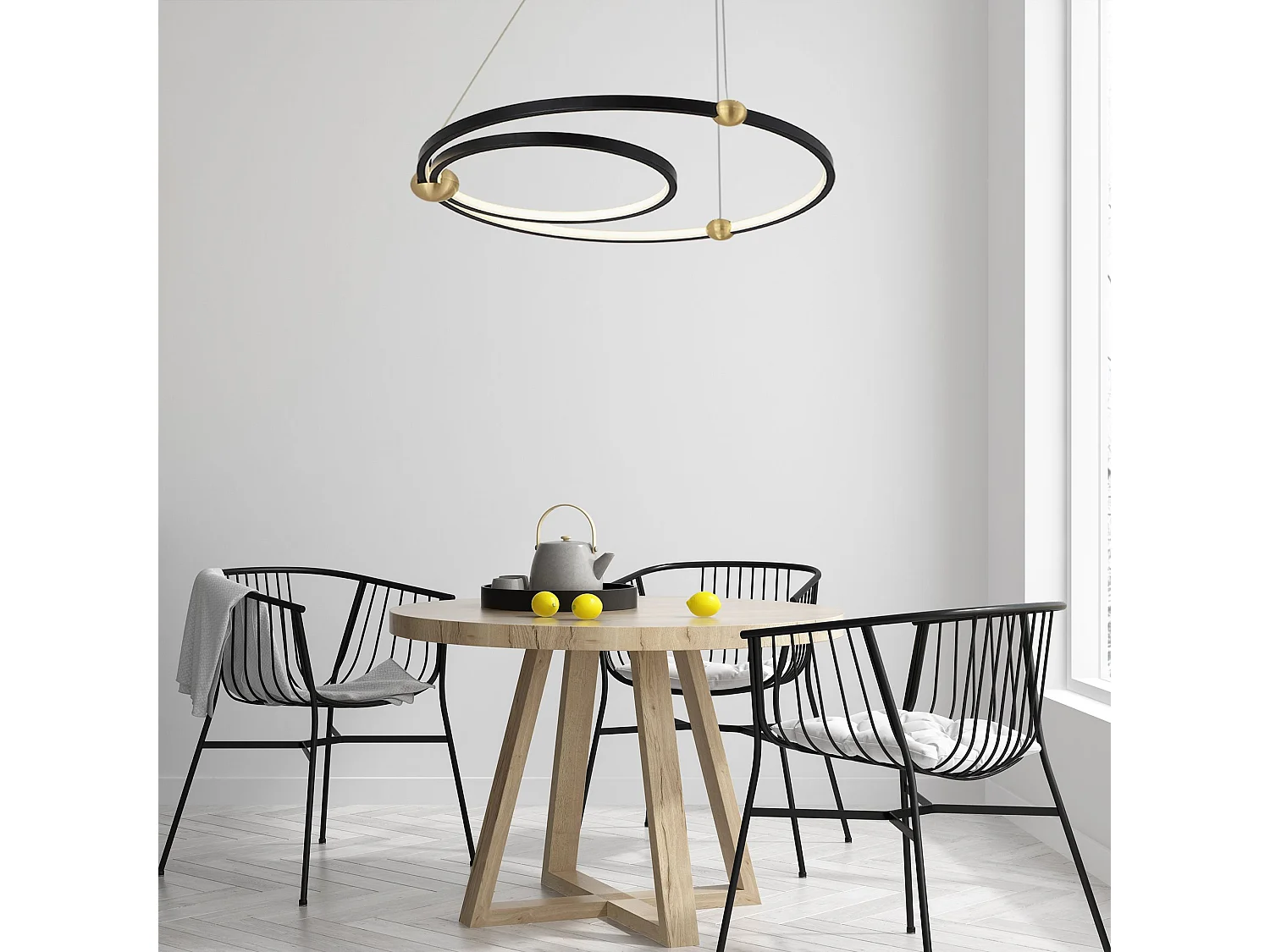 Lampe Suspendue Toolight App692-30-50 Black