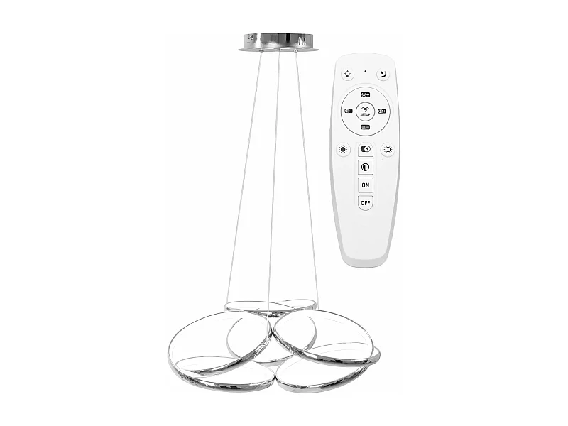 Hanglamp Toolight Led App795-Cp Flat Chrome
