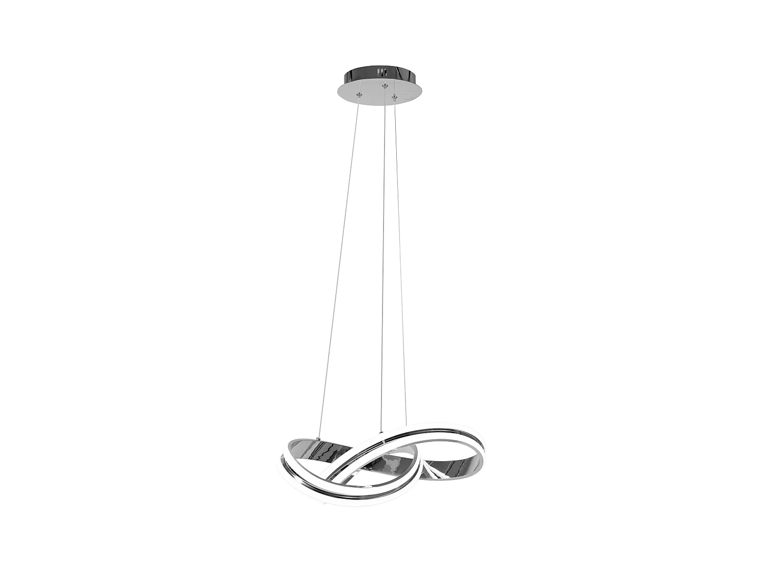 Lampe Suspendue Toolight Led App819-Cp Ring Chrome
