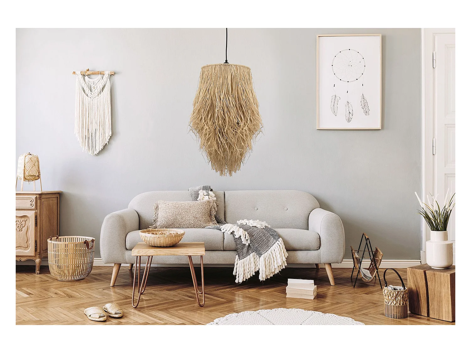 Hängelampe Toolight App1322-1Cp Boho Brown