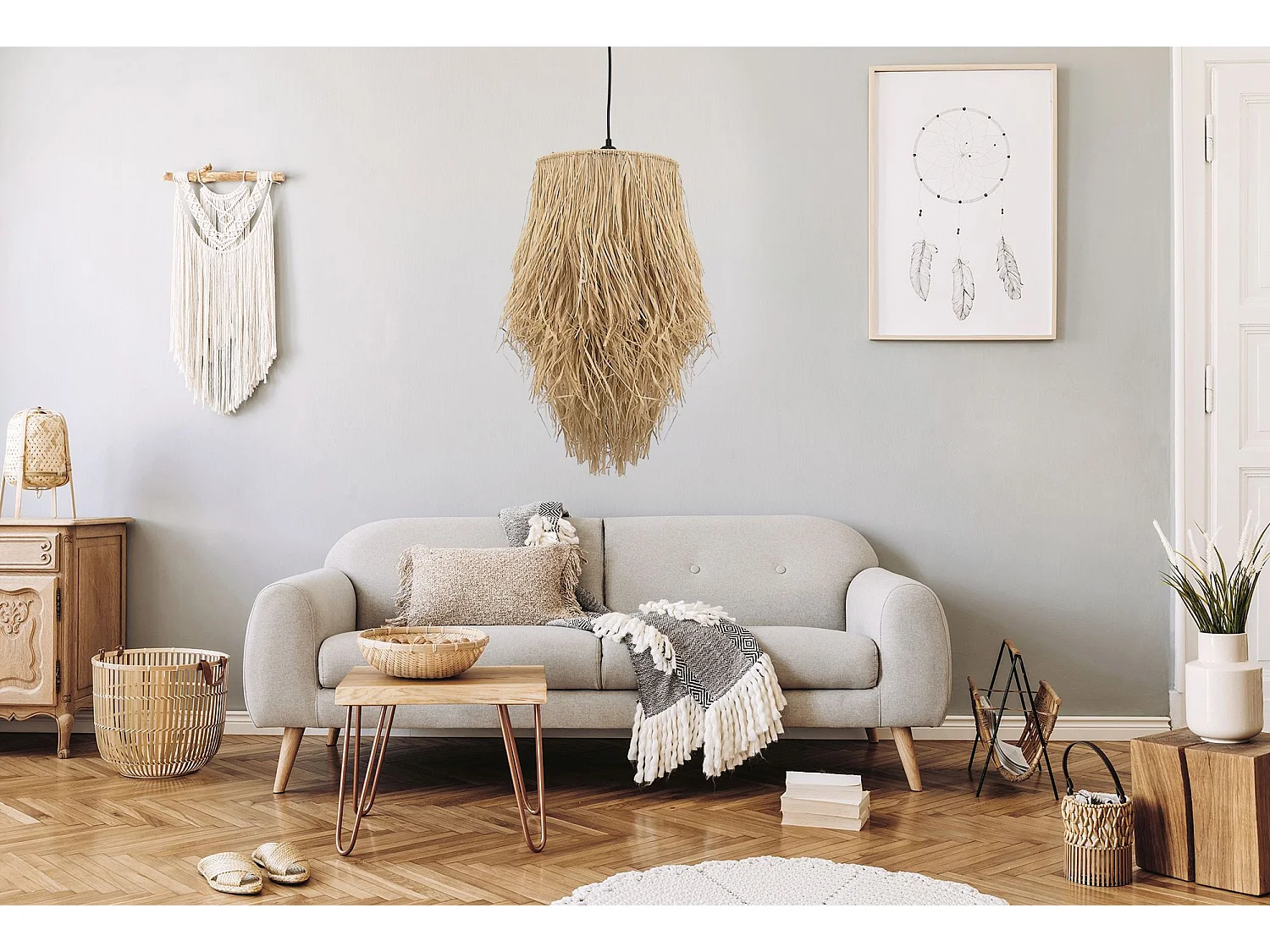 Lampe Suspendue Toolight App1322-1Cp Boho Brown
