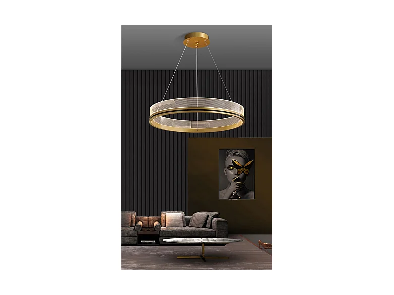 Lampe Suspendue Toolight App1190-Cp 60Cm Gold