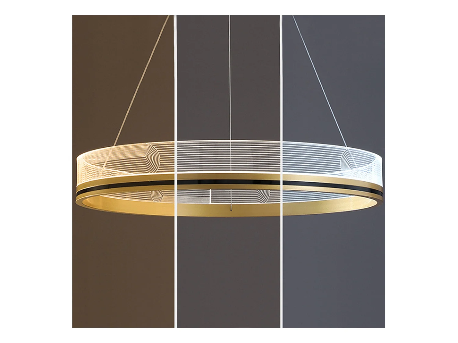 Lampe Suspendue Toolight App1190-Cp 60Cm Gold