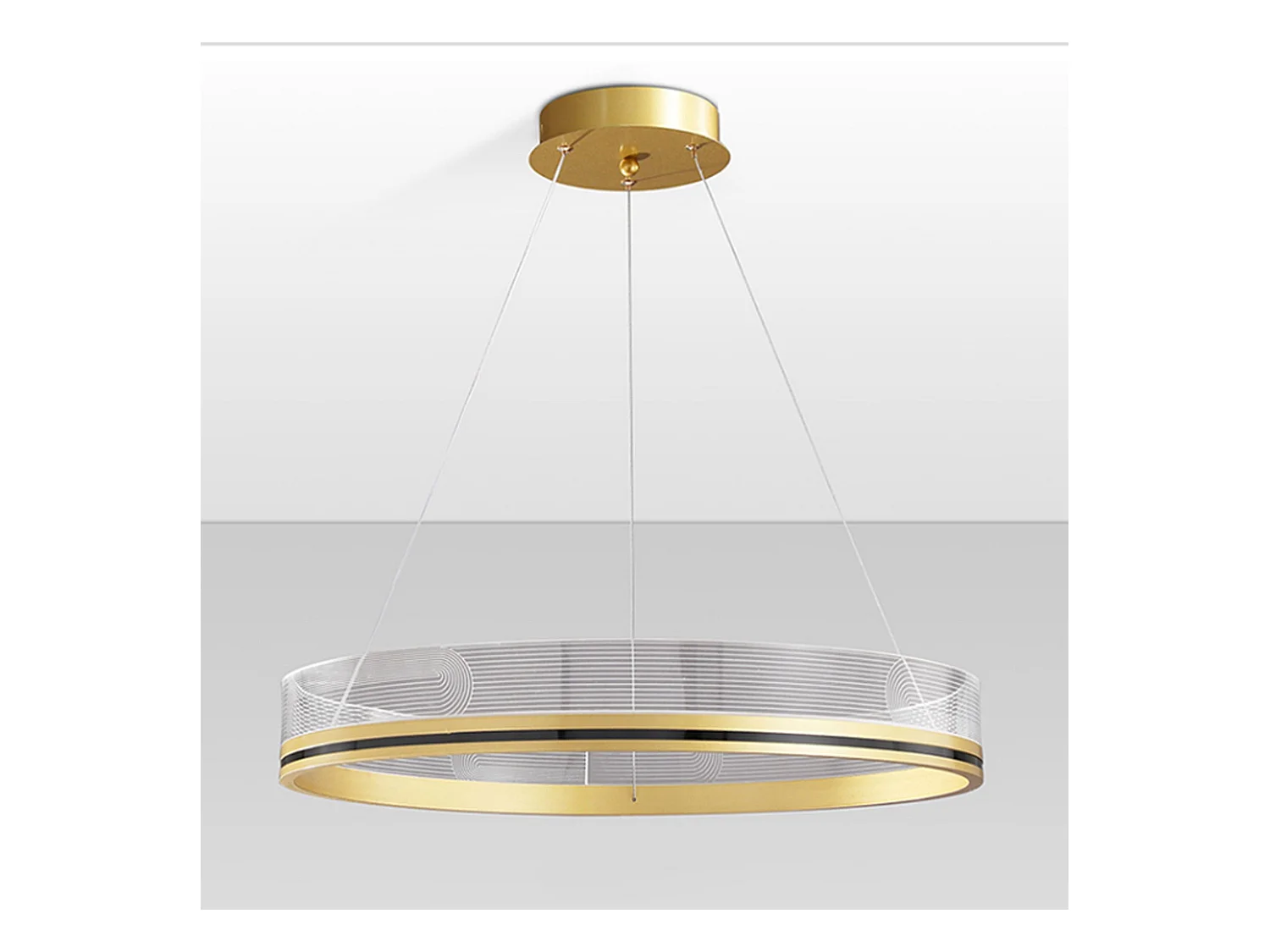 Lampe Suspendue Toolight App1190-Cp 60Cm Gold