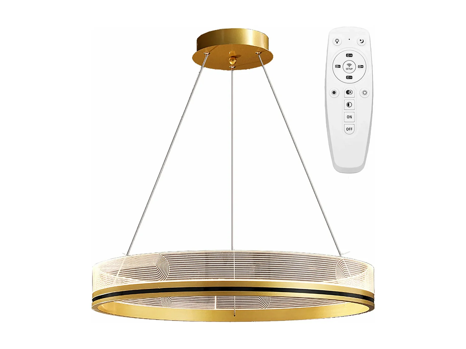 Hanglamp Toolight App1190-Cp 60Cm Gold