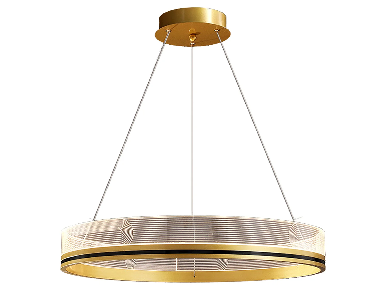 Lampe Suspendue Toolight App1190-Cp 60Cm Gold