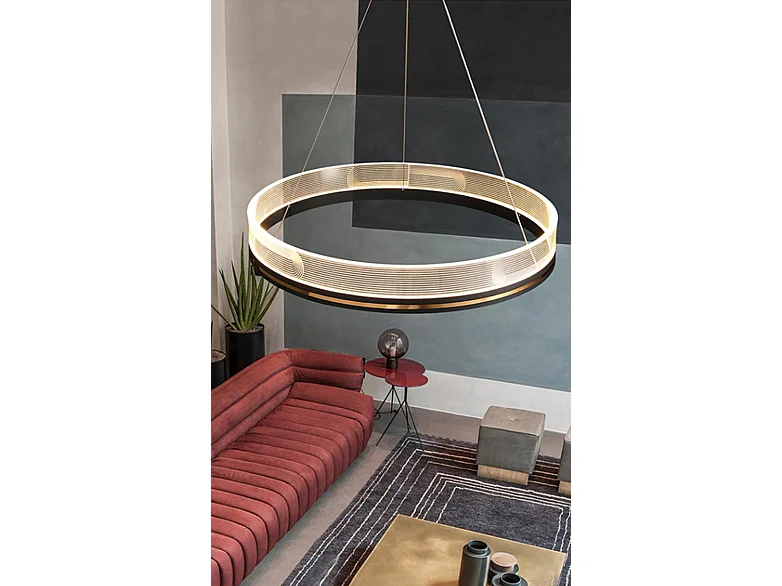Lampe Suspendue Toolight App1190-Cp 60Cm Gold