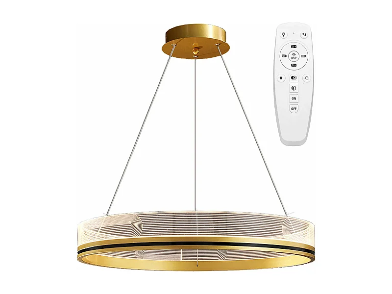Lampe Suspendue Toolight App1190-Cp 60Cm Gold