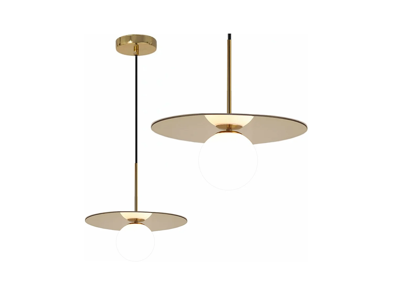 Lampe Suspendue Toolight App939-1Cp Gold