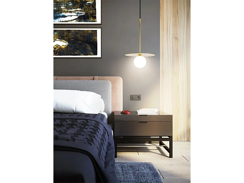 Lampe Suspendue Toolight App939-1Cp Gold