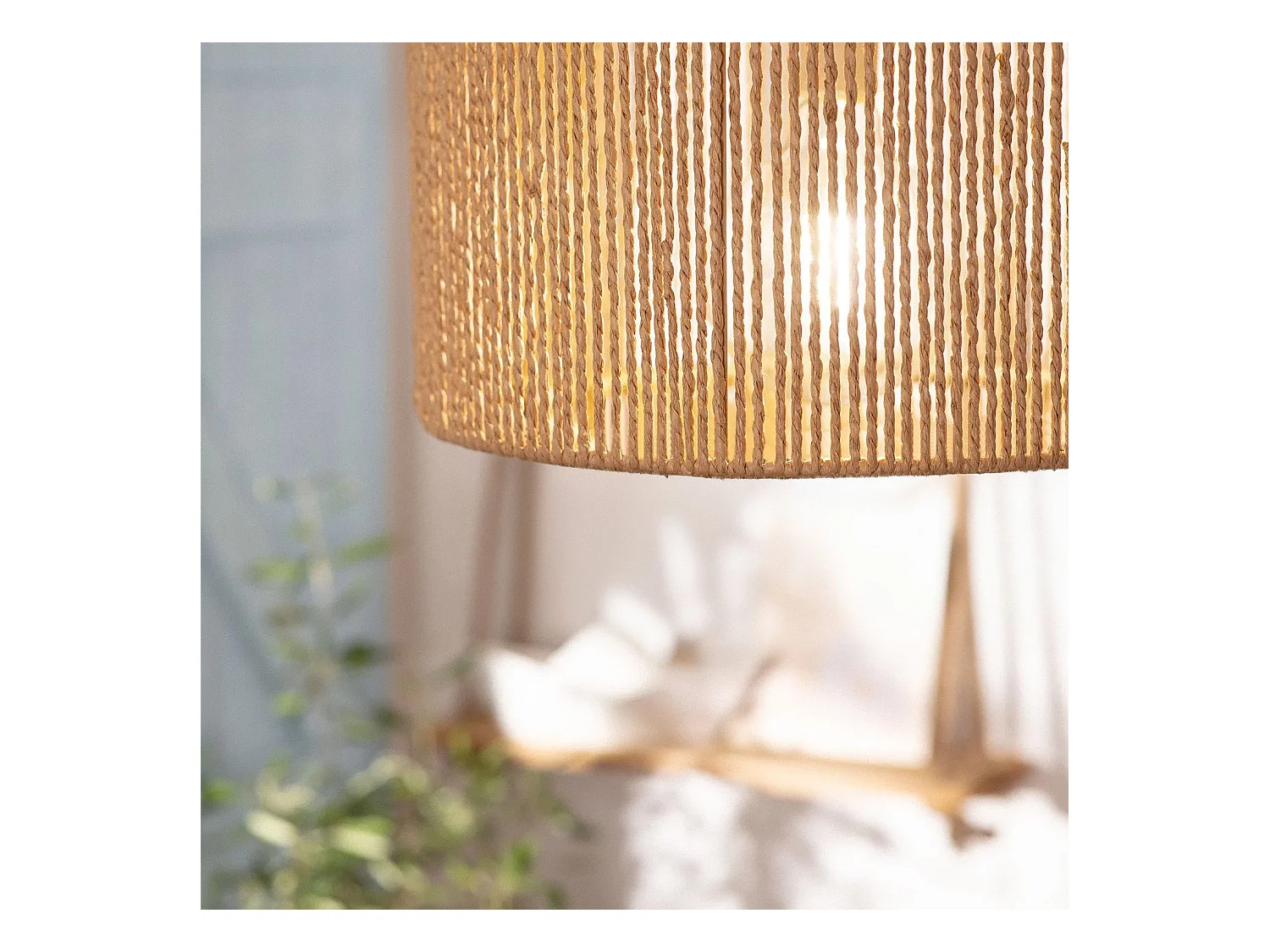 Lampe Suspendue Toolight App1324-1Cp Boho 30Cm Brown