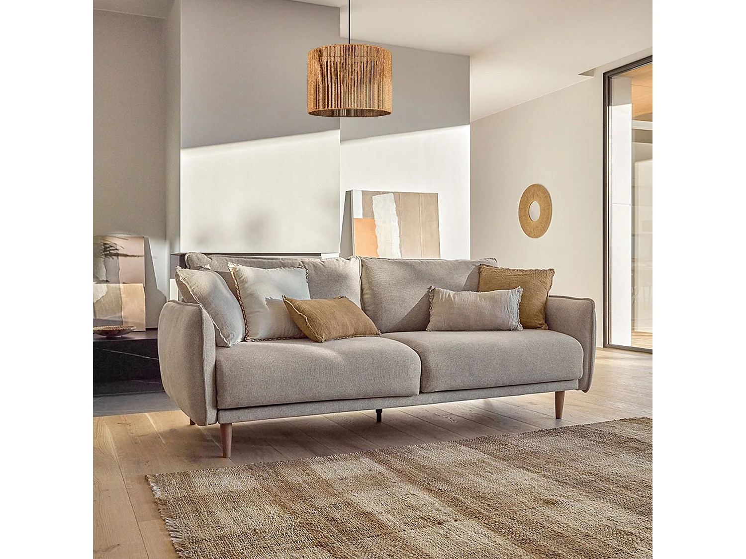 Lampe Suspendue Toolight App1324-1Cp Boho 30Cm Brown