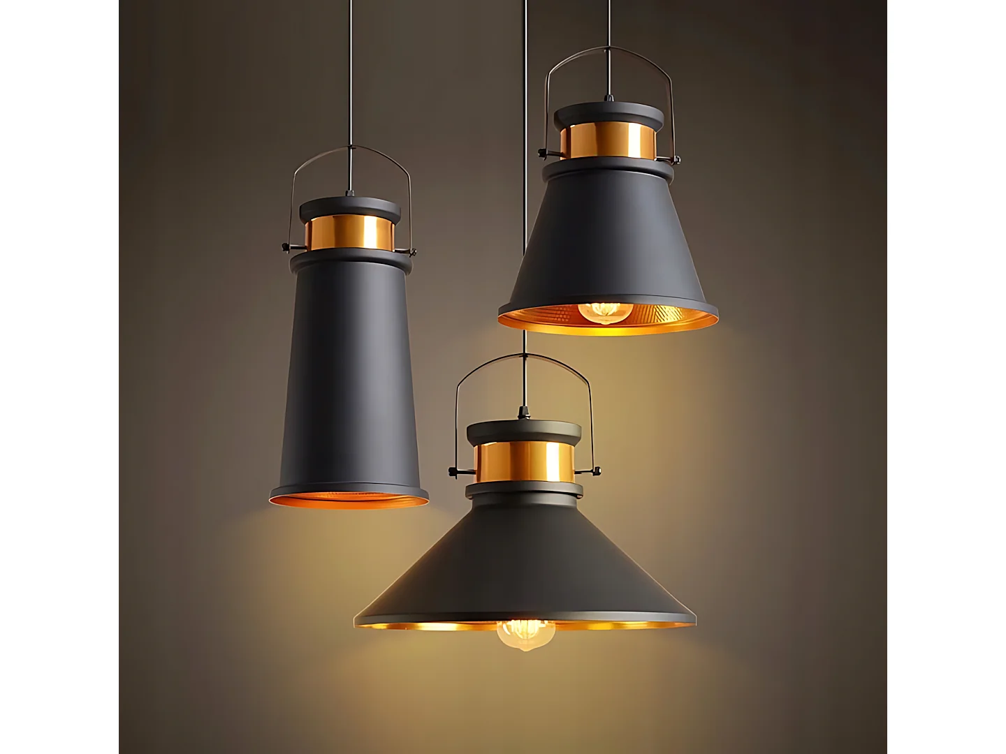 Lampe Suspendue Toolight App173-1Cp Asti A Black