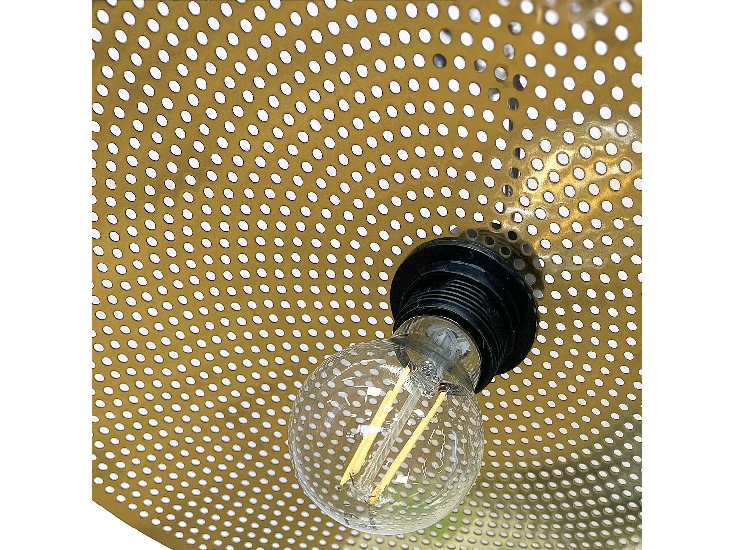 Lampe Suspendue Toolight App1470-1Cp Black Brush Gold