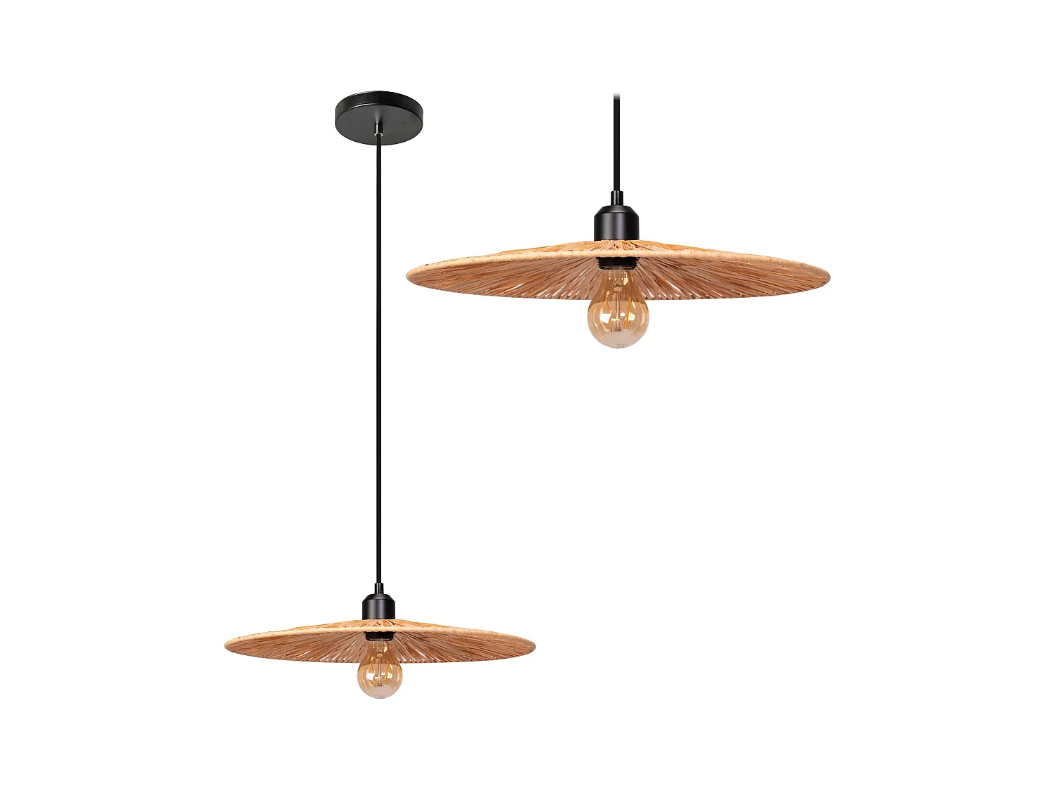 Lampe Suspendue Toolight App1311-1Cp Boho Brown