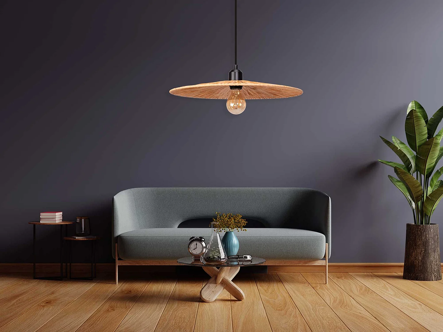 Toolight pendant ceiling lamp APP1311-1CP BOHO Brown