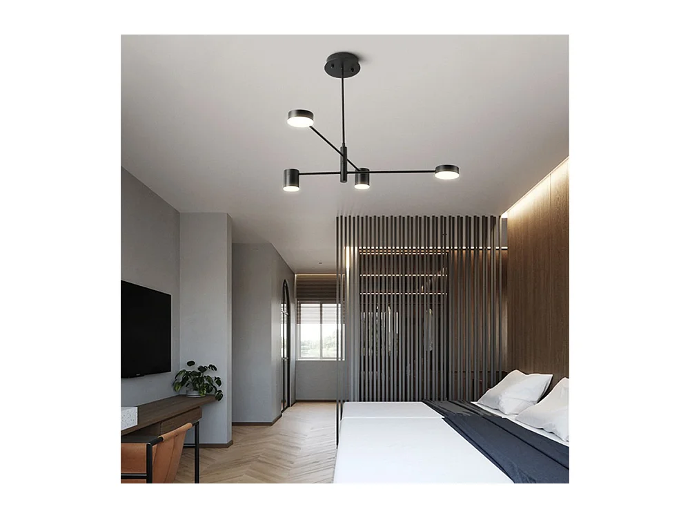 Lampe Suspendue Toolight App596-4C Black