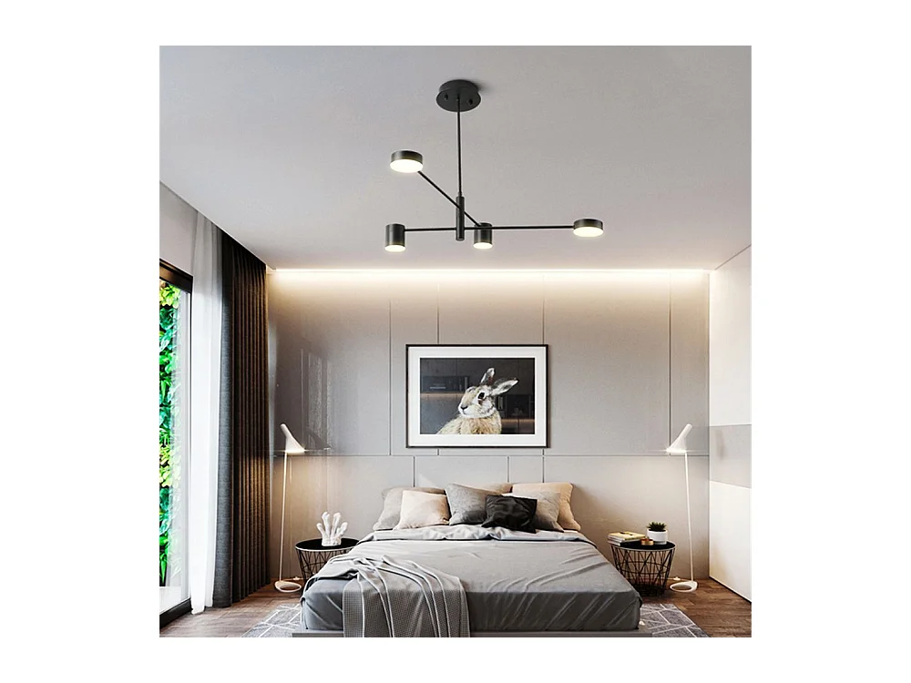 Lampe Suspendue Toolight App596-4C Black