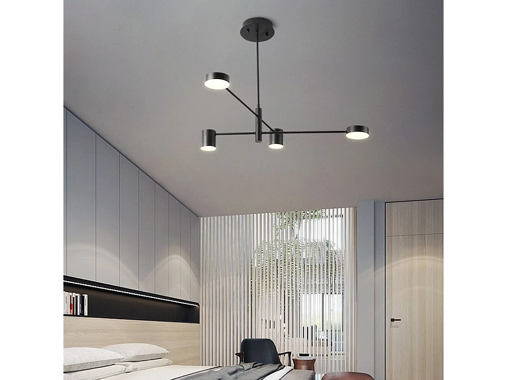 Lampe Suspendue Toolight App596-4C Black