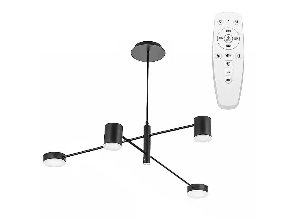 Lampe Suspendue Toolight App596-4C Black