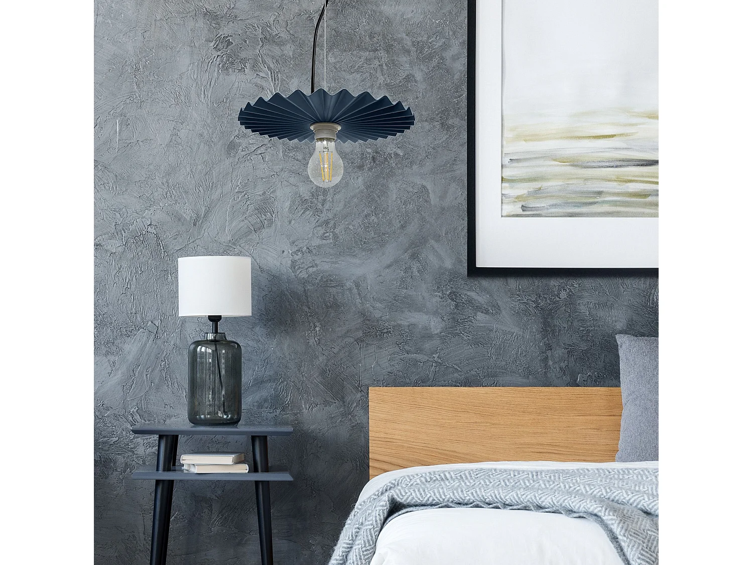 Lampe Suspendue Toolight App1456-1Cp 30Cm Blue