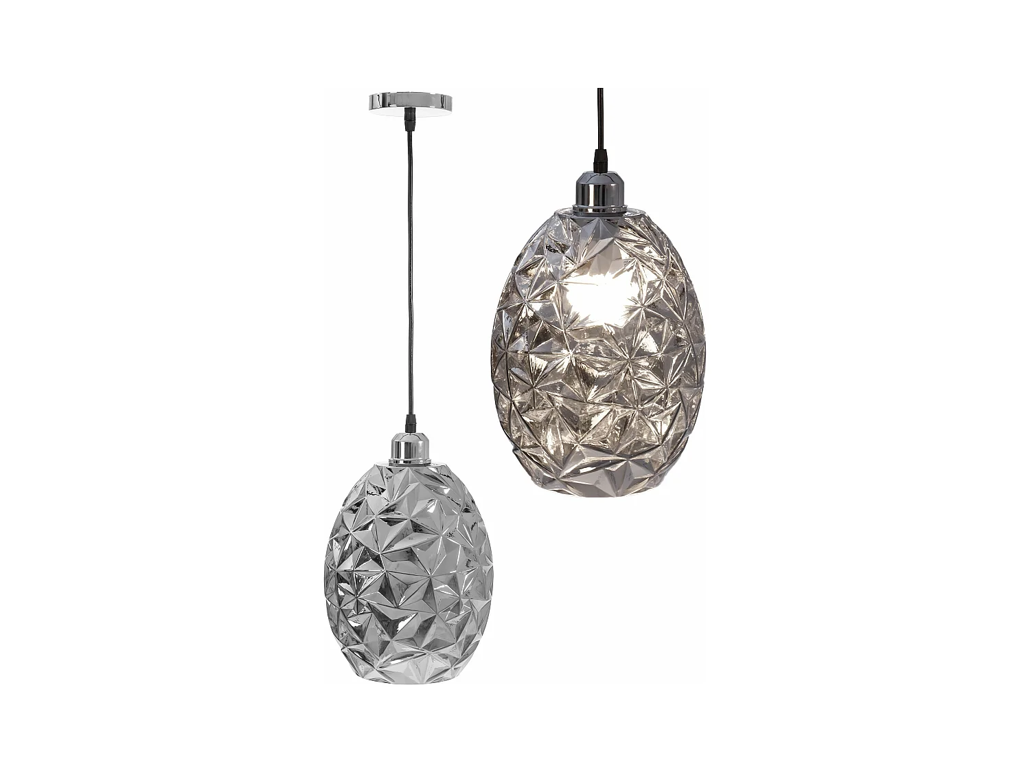 Lampe Suspendue Toolight App564-1Cp Chrome