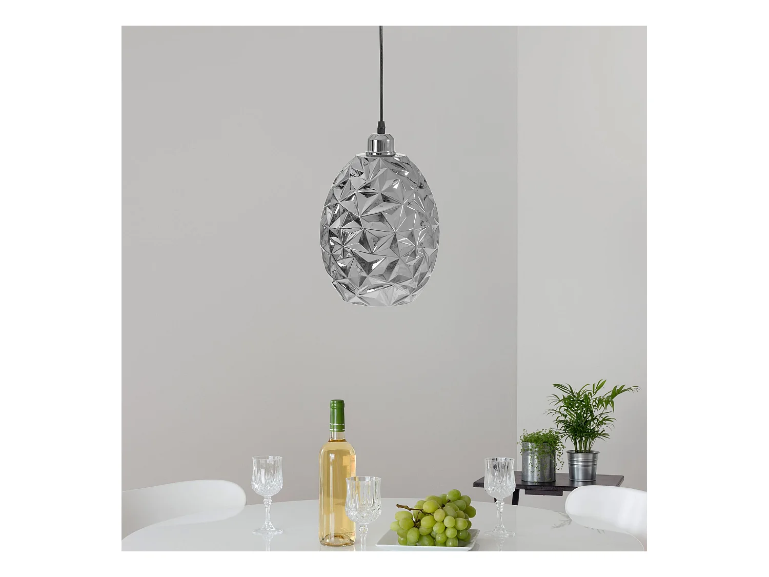 Lampe Suspendue Toolight App564-1Cp Chrome