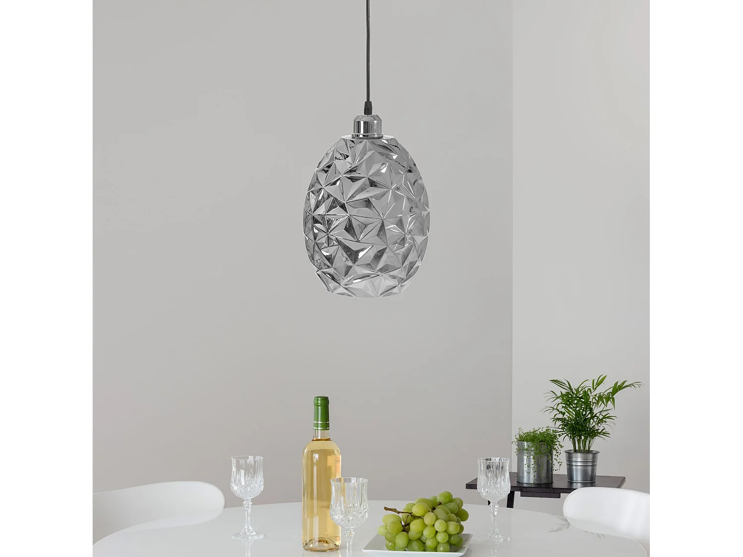 Lampe Suspendue Toolight App564-1Cp Chrome