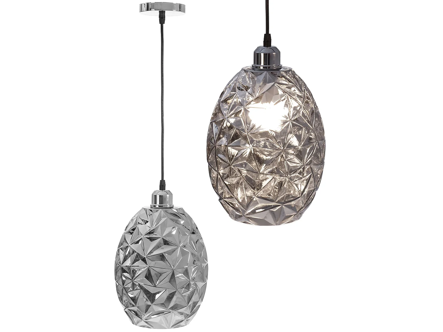 Lampe Suspendue Toolight App564-1Cp Chrome