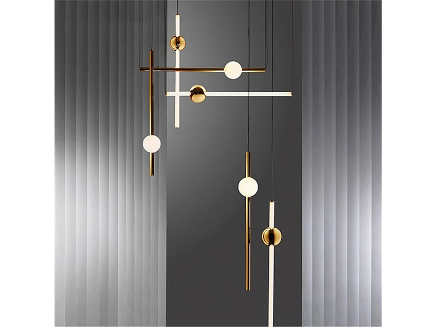 Toolight APP476-CP hængelampe guld 109X10X109CM