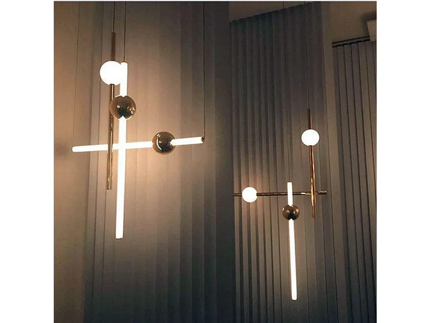 Toolight APP476-CP hængelampe guld 109X10X109CM