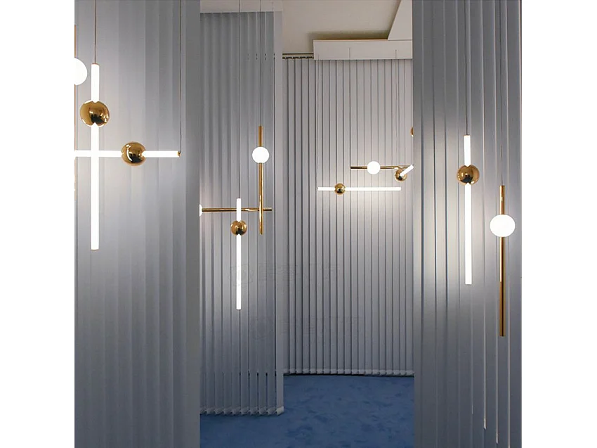 Toolight APP476-CP hængelampe guld 109X10X109CM