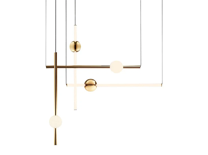 Toolight APP476-CP hængelampe guld 109X10X109CM