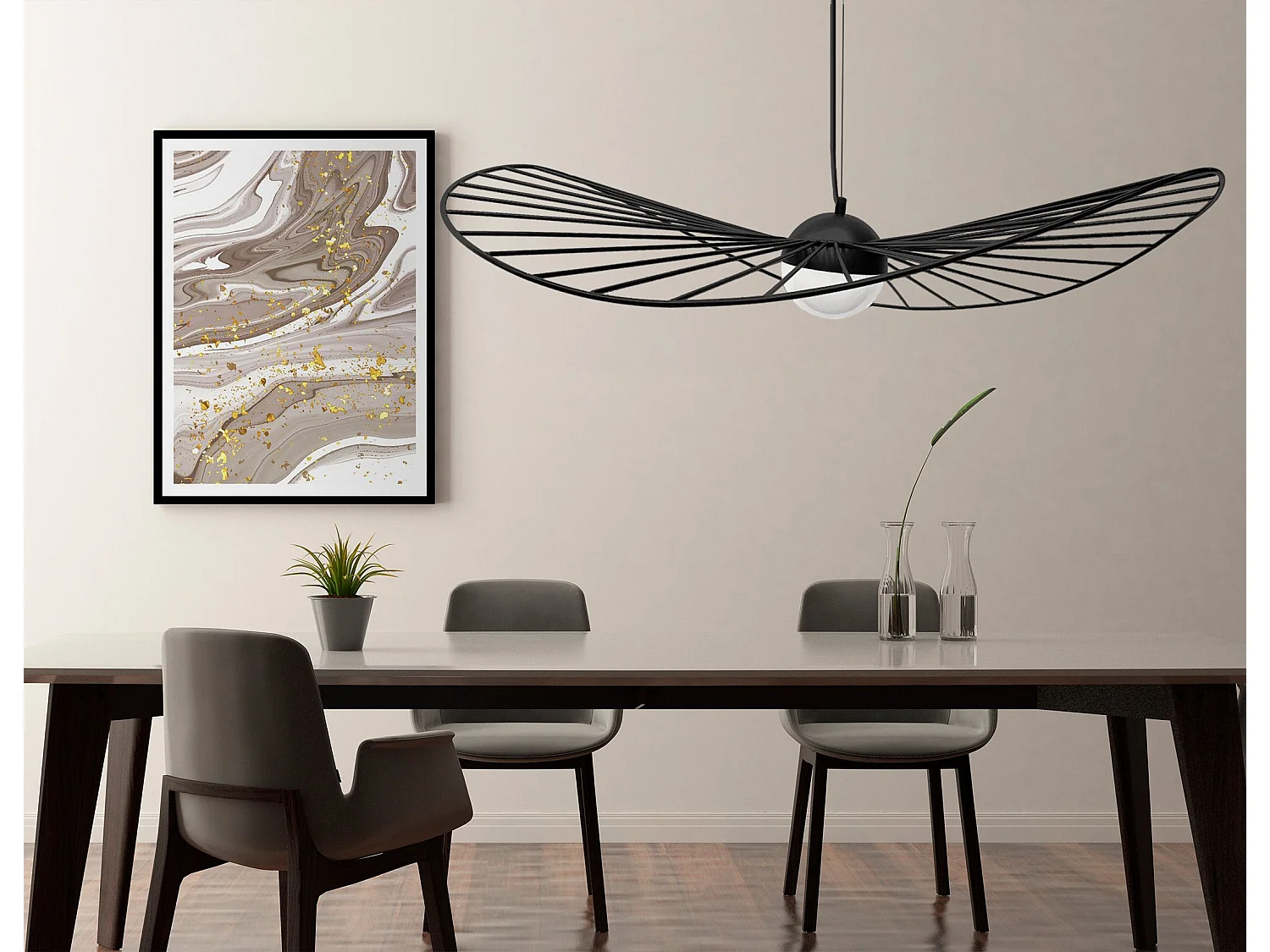 Hängelampe Toolight Led App651-1Cp 60Cm Black